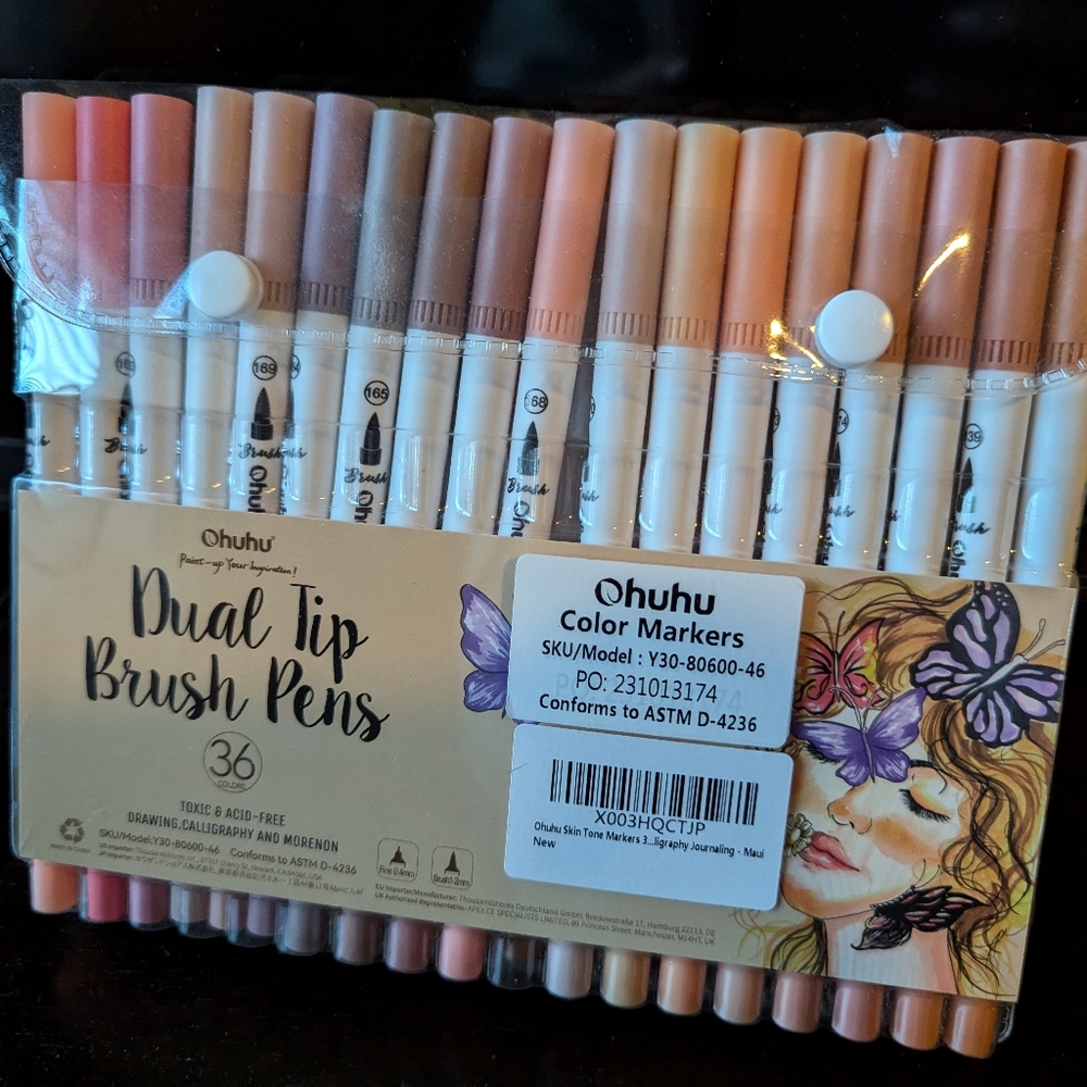 Ohuhu Dual Tip Brush Pens